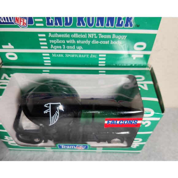 Team NFL End Runner Vintage Diecast Team Buggy Atlanta Falcons New Sealed 1993 - Picture 2 of 7